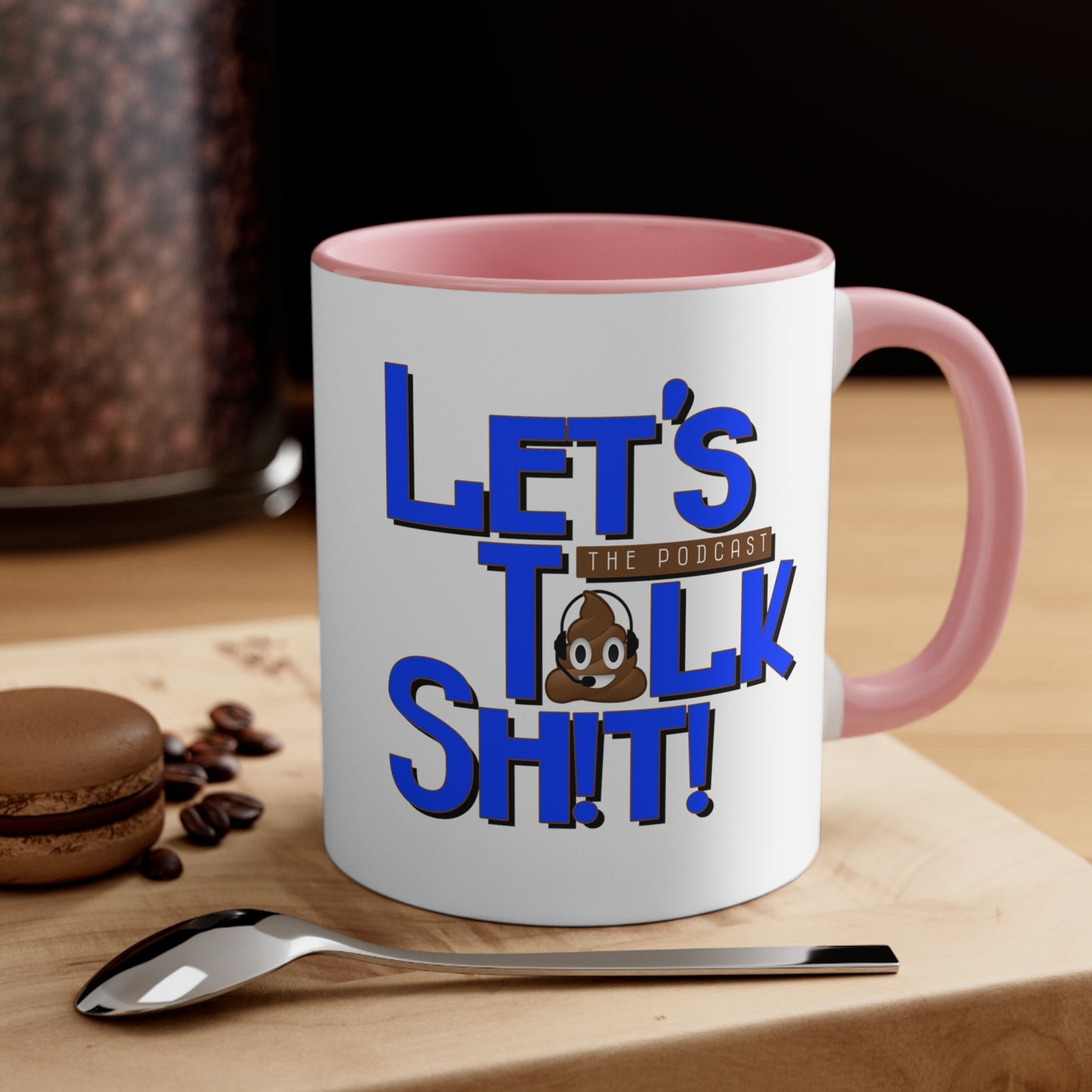Let's Talk Sh!t Podcast 2-Tone Coffee Mug, 11oz